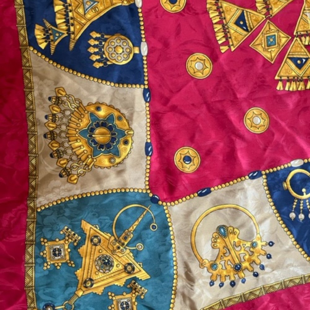 100% Silk Scarf Import Italy View 2